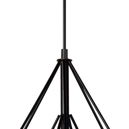 Lucide 06496/37/30 -  Hängeleuchte RICKY 1xE27/60W/230V schwarz