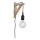 Lucide 08208/01/30 - Applique FIX WALL 1xE27/60W/230V nera