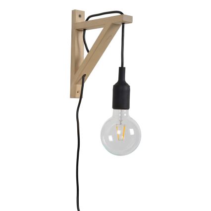 Lucide 08208/01/30 - Applique FIX WALL 1xE27/60W/230V nera