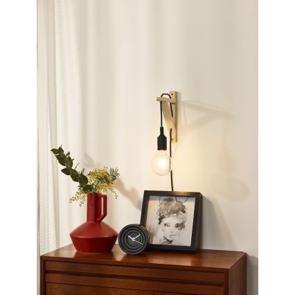Lucide 08208/01/30 - Applique FIX WALL 1xE27/60W/230V nera