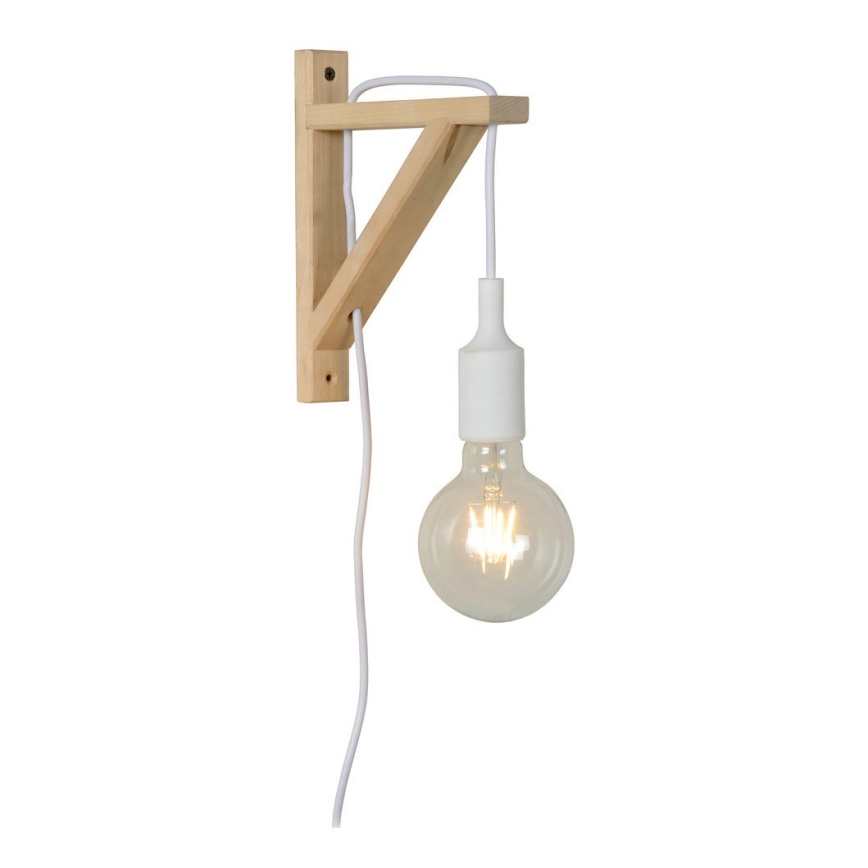 Lucide 08208/01/31 - Wandleuchte FIX WALL 1xE27/60W/230V weiß