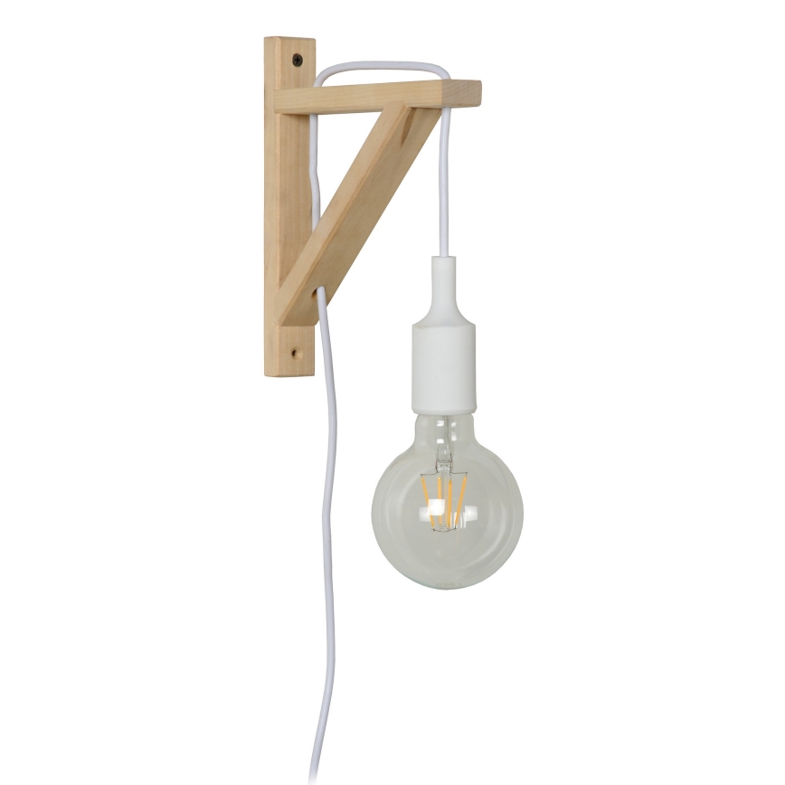 Lucide 08208/01/31 - Wandleuchte FIX WALL 1xE27/60W/230V weiß