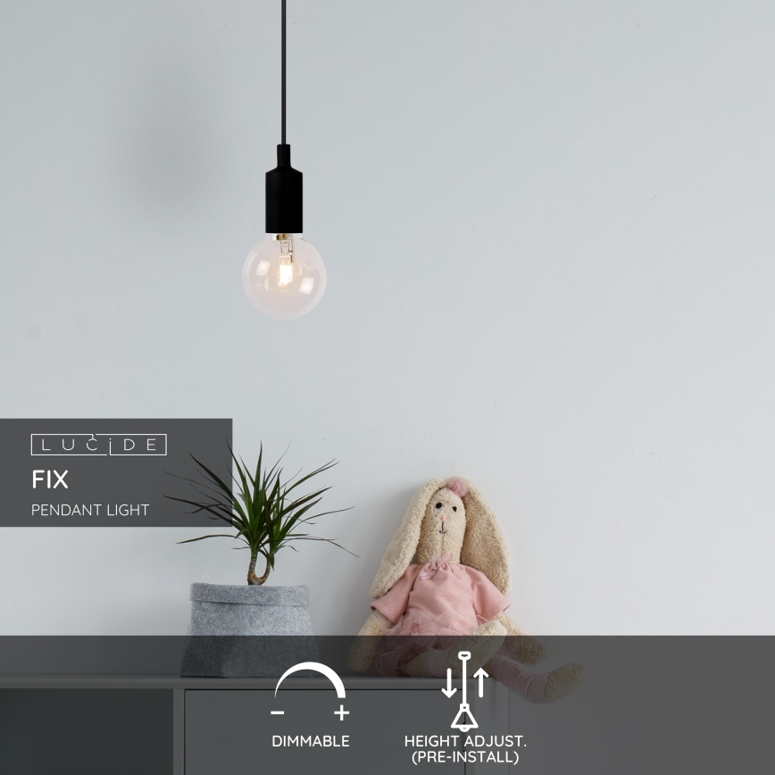 Lucide 08408/01/30 - Stromkabel FIX 1xE27/60W/230V