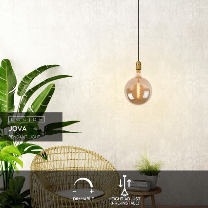 Lucide 08426/01/02 - Câble d'alimentation JOVA 1xE27/60W/230V