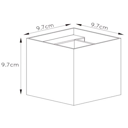 Lucide 09217/04/31 - Dimmbare LED-Wandleuchte XIO 1xG9/4W/230V