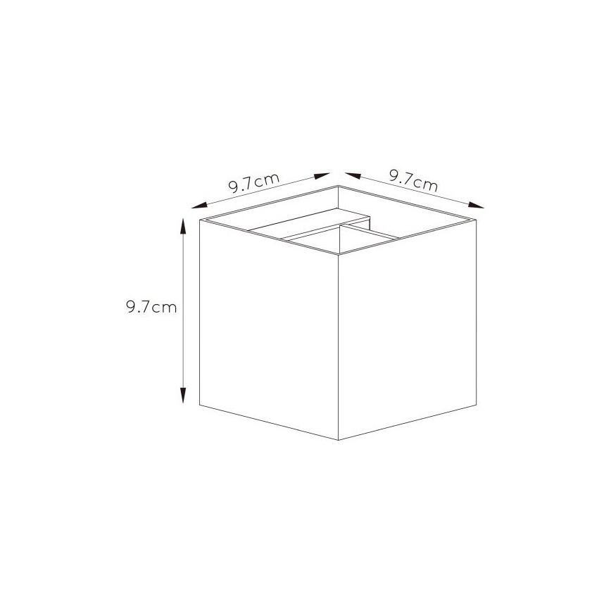 Lucide 09217/04/36 - Applique a LED dimmerabile XIO 1xG9/4W/230V antracite