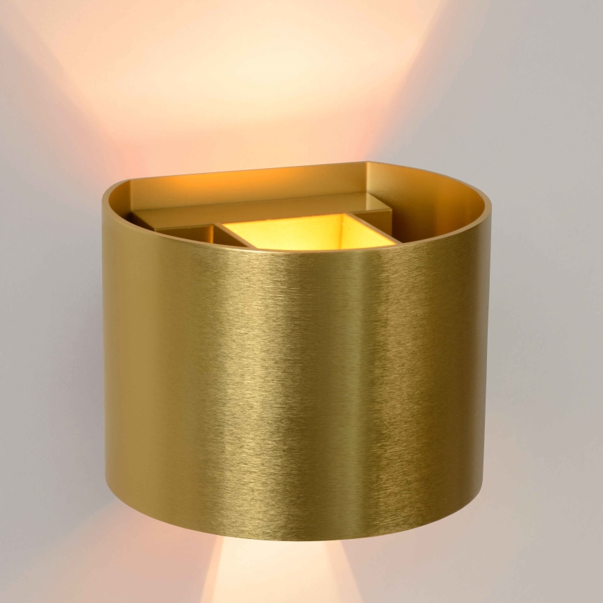 Lucide 09218/04/02 - Dimmbare LED-Wandleuchte XIO 1xG9/4W/230V golden