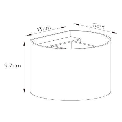 Lucide 09218/04/02 - Dimmbare LED-Wandleuchte XIO 1xG9/4W/230V golden