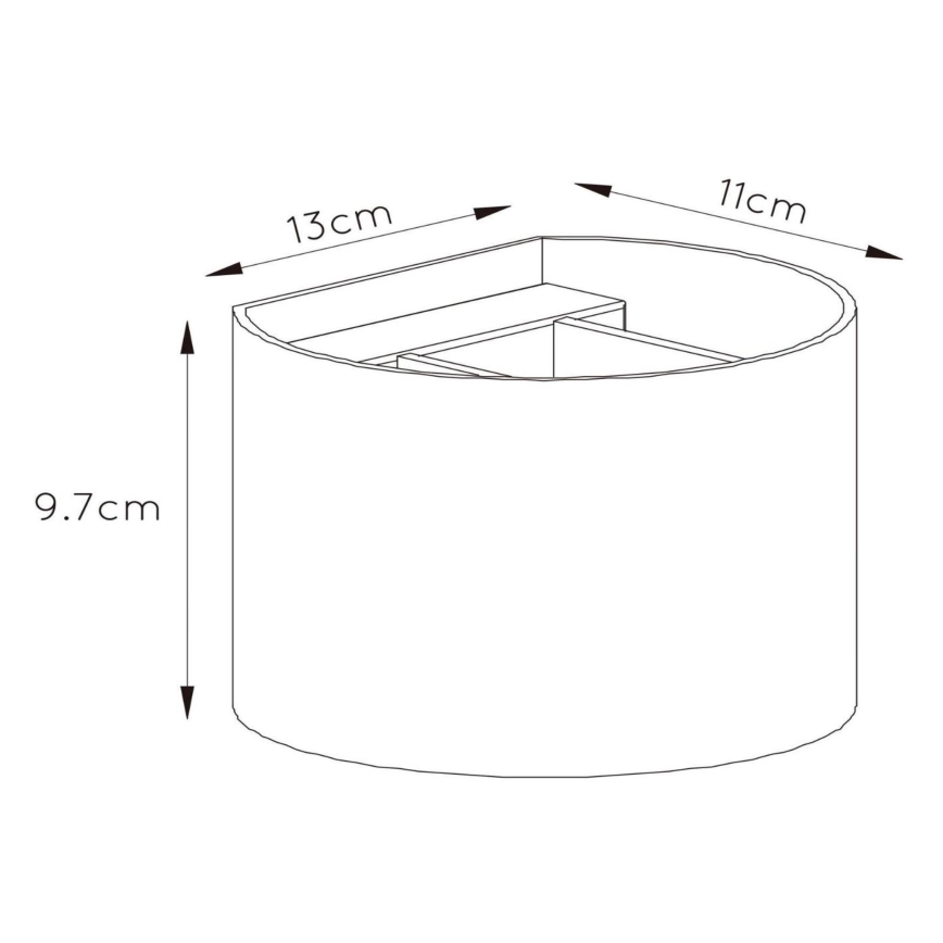 Lucide 09218/04/02 - Dimmbare LED-Wandleuchte XIO 1xG9/4W/230V golden