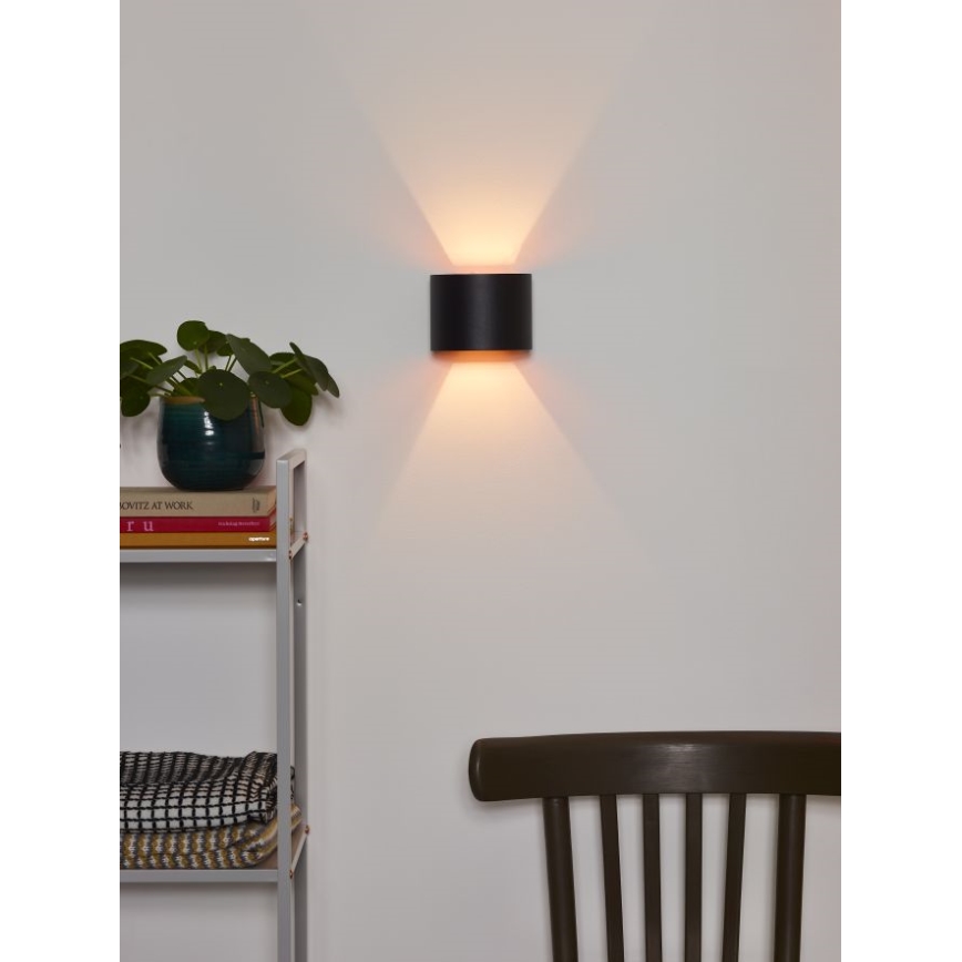 Lucide 09218/04/30 - Dimmbare LED-Wandleuchte XIO 1xG9/4W/230V schwarz