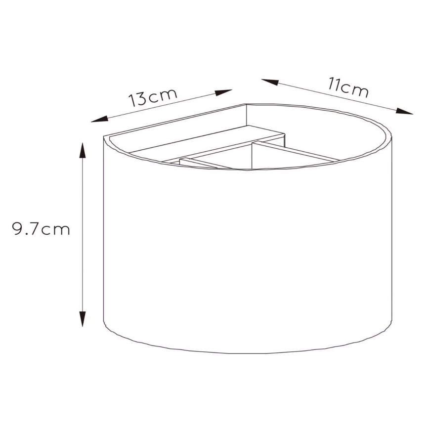 Lucide 09218/04/30 - Dimmbare LED-Wandleuchte XIO 1xG9/4W/230V schwarz