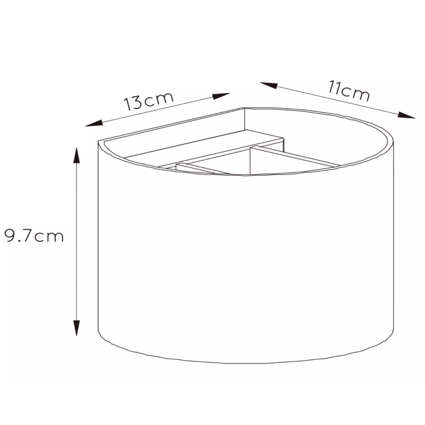 Lucide 09218/04/31 - Dimmbare LED-Wandleuchte XIO 1xG9/4W/230V weiß
