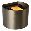 Lucide 09218/04/97 - Dimmbare LED-Wandleuchte XIO 1xG9/4W/230V braun