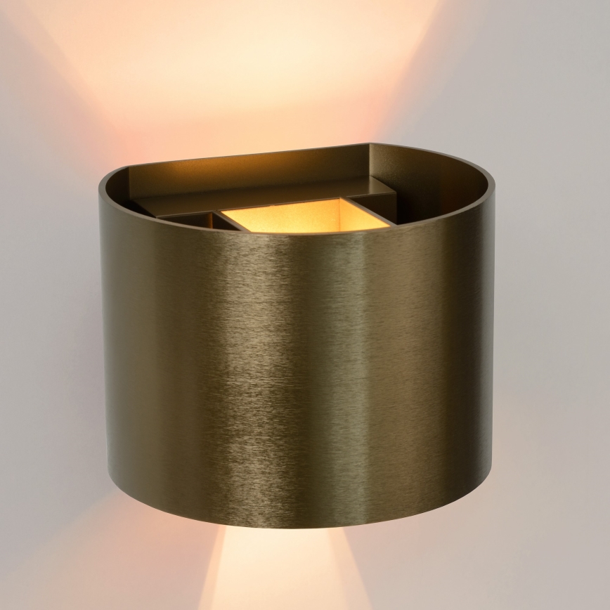 Lucide 09218/04/97 - Dimmbare LED-Wandleuchte XIO 1xG9/4W/230V braun