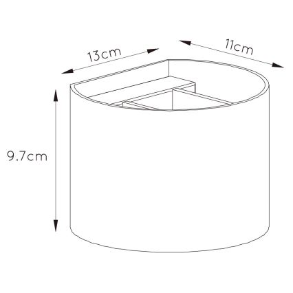 Lucide 09218/04/97 - Dimmbare LED-Wandleuchte XIO 1xG9/4W/230V braun