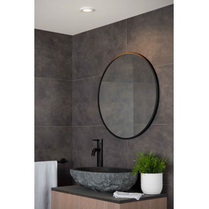 Lucide 09923/01/31 - Spot encastrable salle de bain ZIVA 1xGU10/50W/230V IP44 blanc