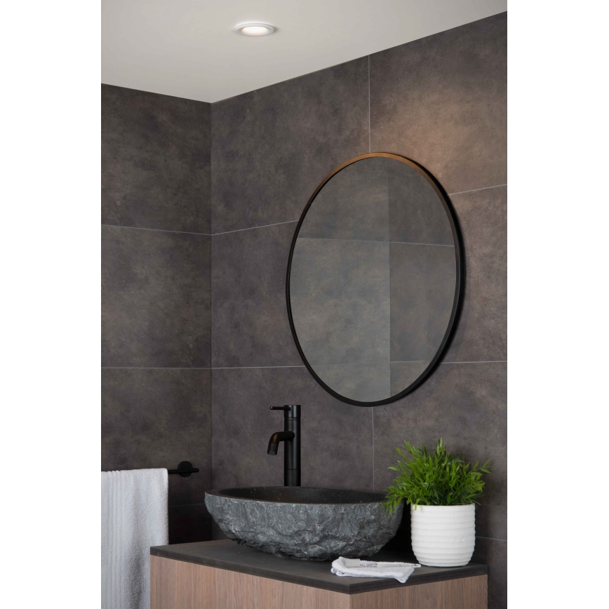 Lucide 09923/01/31 - Spot encastrable salle de bain ZIVA 1xGU10/50W/230V IP44 blanc