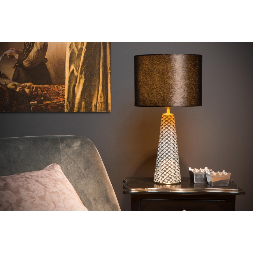 Lucide 10501/81/30 - Tischlampe VELVET 1xE27/40W/230V
