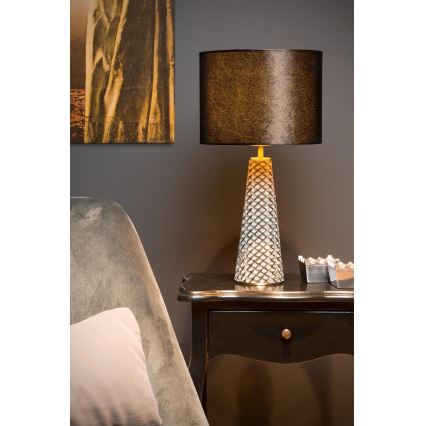 Lucide 10501/81/30 - Tischlampe VELVET 1xE27/40W/230V