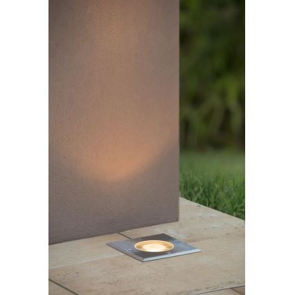 Lucide 11800/01/12 - Lampada da incasso per esterni BILTIN 1xGU10/35W/230V IP67