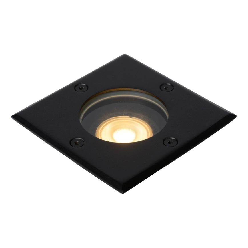 Lucide 11800/01/30 - Außeneinbauleuchte BILTIN 1xGU10/35W/230V IP67 schwarz