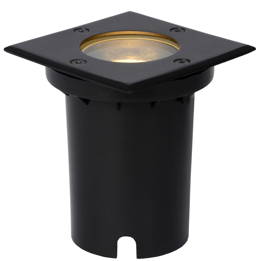 Lucide 11800/01/30 - Außeneinbauleuchte BILTIN 1xGU10/35W/230V IP67 schwarz