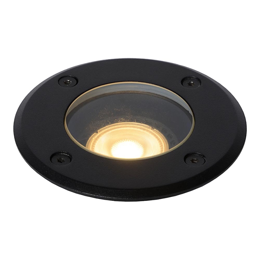 Lucide 11801/01/30 - Außeneinbauleuchte BILTIN 1xGU10/35W/230V IP67 schwarz