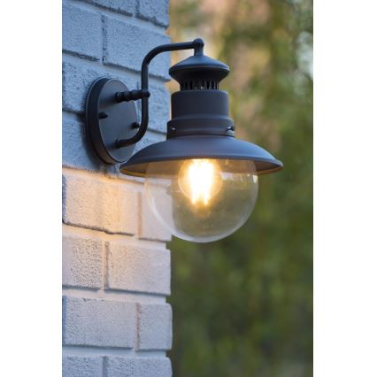 Lucide 11811/01/30 - Aussen Wandleuchte FIGO 1xE27/60W/230V