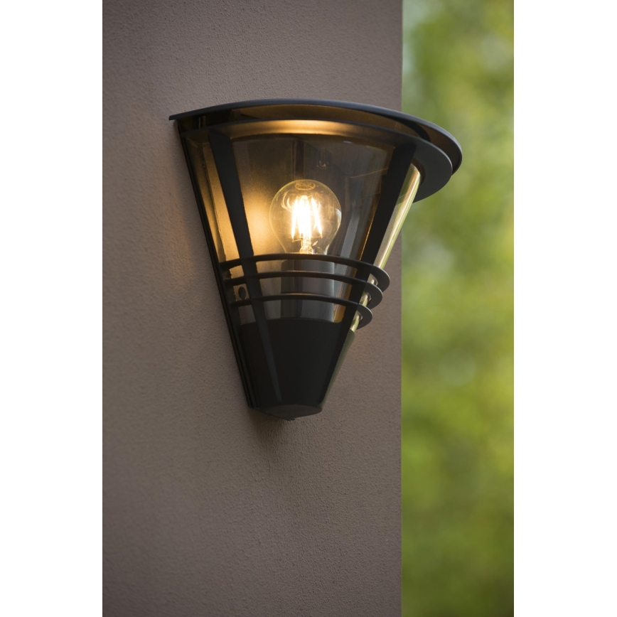 Lucide 11812/01/30 -  Aussen Wandleuchte LIVIA 1xE27/60W/230V schwarz