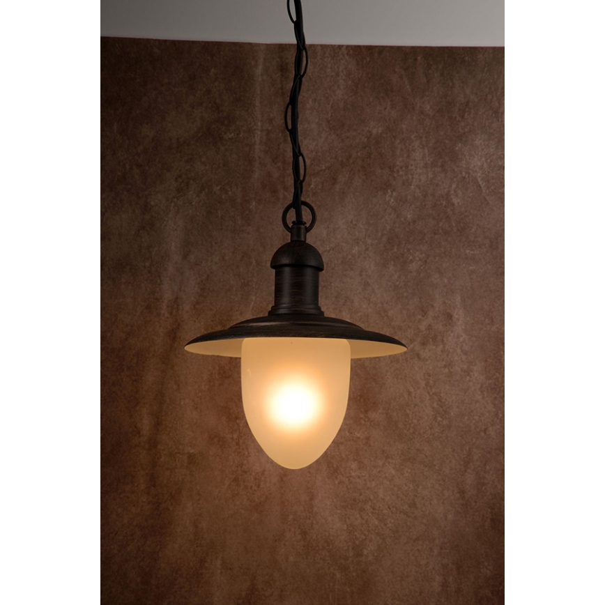 Lucide 11872/01/97 - Lampada a sospensione da esterno ARUBA 1xE27/60W/230V