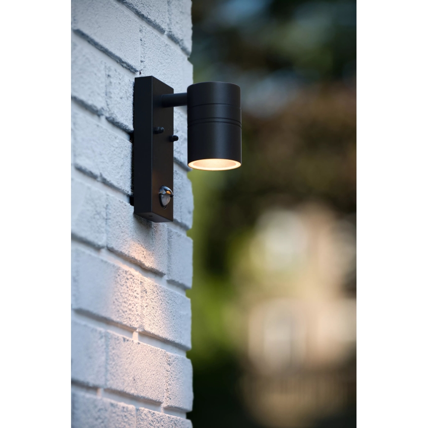 Lucide 14866/05/30 - LED Aussenleuchte mit Sensor ARNE-LED 1xGU10/5W/230V