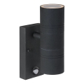 Lucide 14866/10/30 - Luminaire LED d'extérieur avec détecteur ARNE-LED 2xGU10/5W/230V IP44