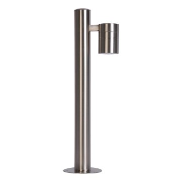 Lucide 14867/49/12 - Lampadaire LED extérieur ARNE-LED 1xGU10/5W/230V Chrome mat IP44