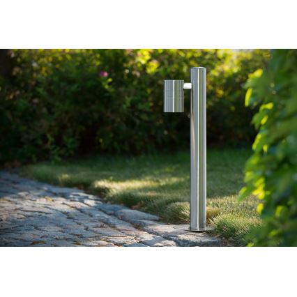 Lucide 14867/49/12 - LED Auβenlampe ARNE-LED 1xGU10/5W/230V chrom matt