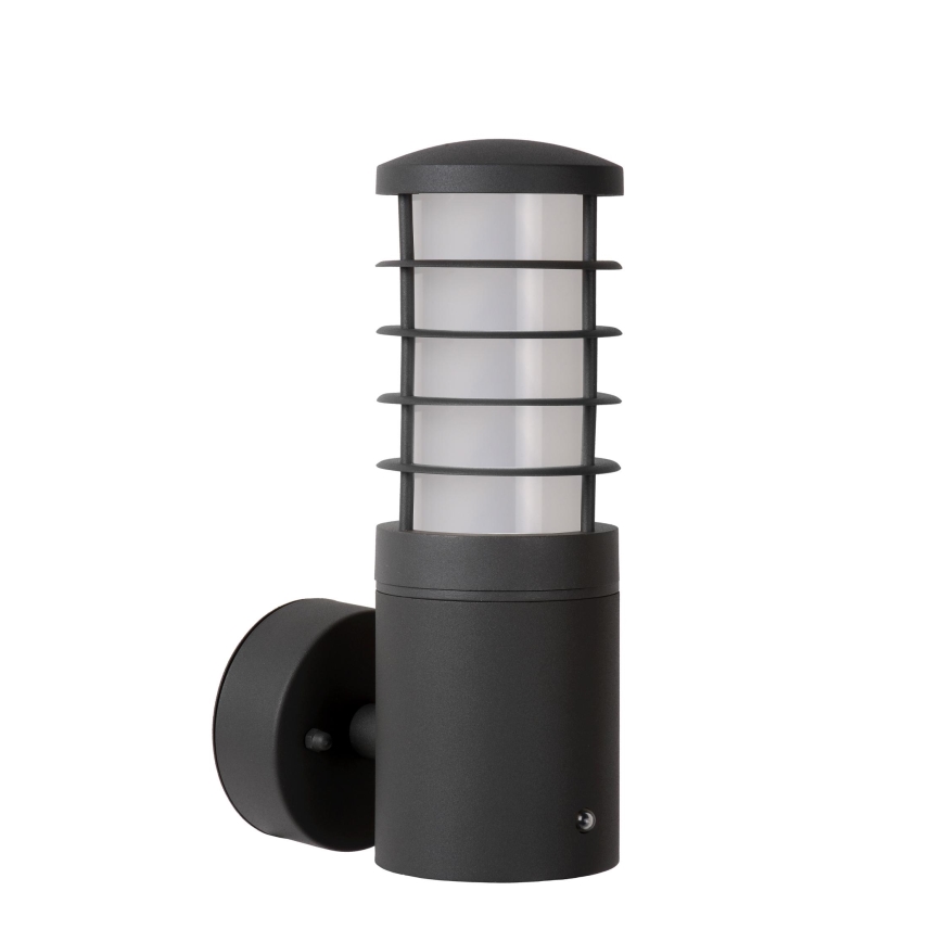 Lucide 14871/01/30 - Applique da esterno con sensore SOLID 1xE27/60W/230V IP54