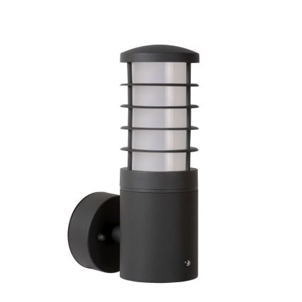 Lucide 14871/01/30 - Applique da esterno con sensore SOLID 1xE27/60W/230V IP54