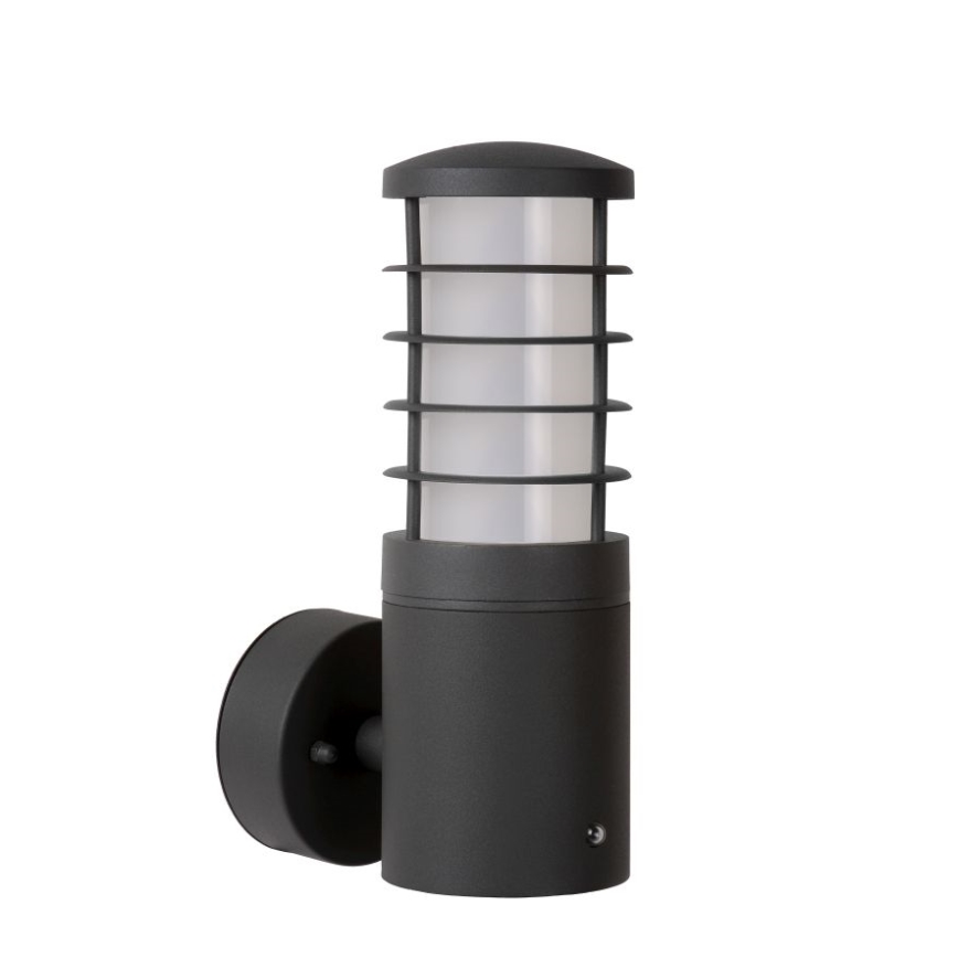 Lucide 14871/01/30 - Applique da esterno con sensore SOLID 1xE27/60W/230V IP54