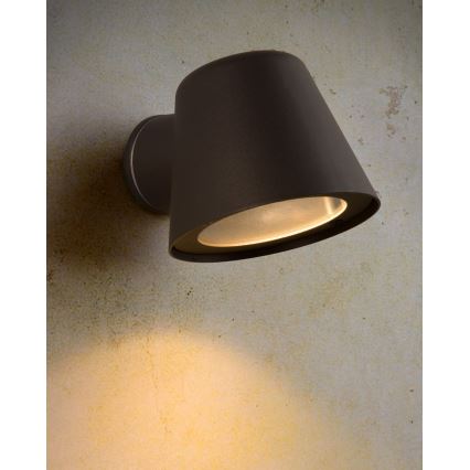 Lucide 14881/05/30 - Applique murale LED extérieure DINGO 1xGU10/5W/230V IP44