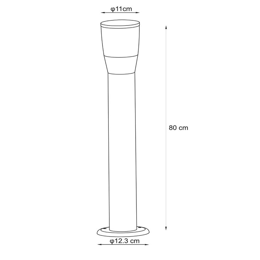 Lucide 14892/80/30 - Außenlampe NINKE 1xGU10/5W/230V IP54