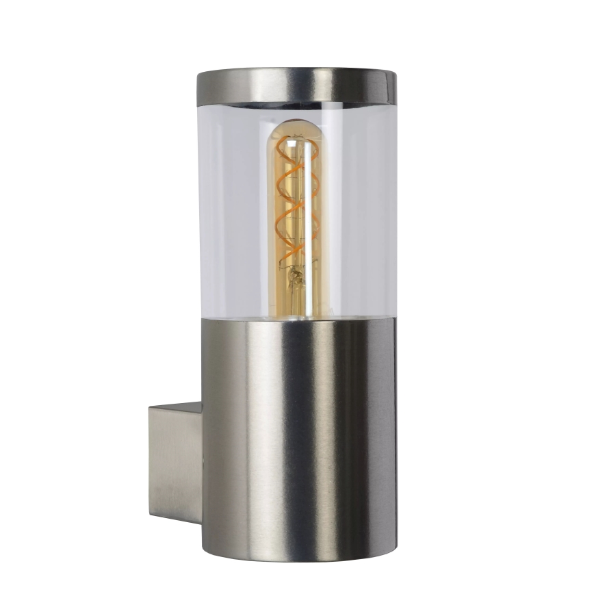 Lucide 14899/01/12 - Outdoor-Wandleuchte FEDOR 1xE27/40W/230V IP44 matt Chrom