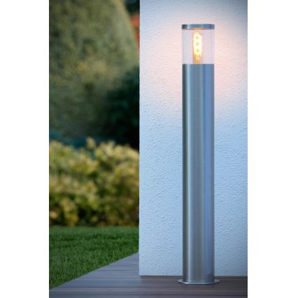Lucide 14899/80/12 - Außenleuchte FEDOR 1xE27/40W/230V IP44 79 cm matt Chrom