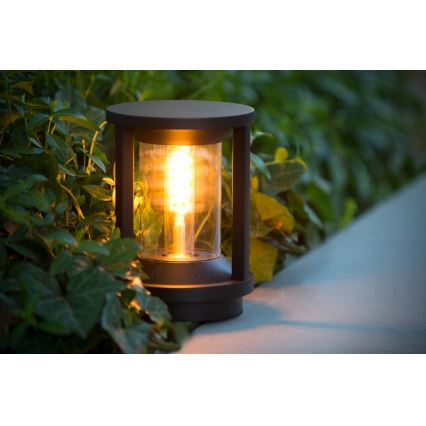 Lucide 15804/22/30 - Außenleuchte CADIX 1xE27/15W/230V 22 cm IP65 schwarz