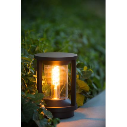 Lucide 15804/22/30 - Außenleuchte CADIX 1xE27/15W/230V 22 cm IP65 schwarz
