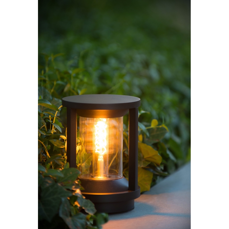 Lucide 15804/22/30 - Außenleuchte CADIX 1xE27/15W/230V 22 cm IP65 schwarz
