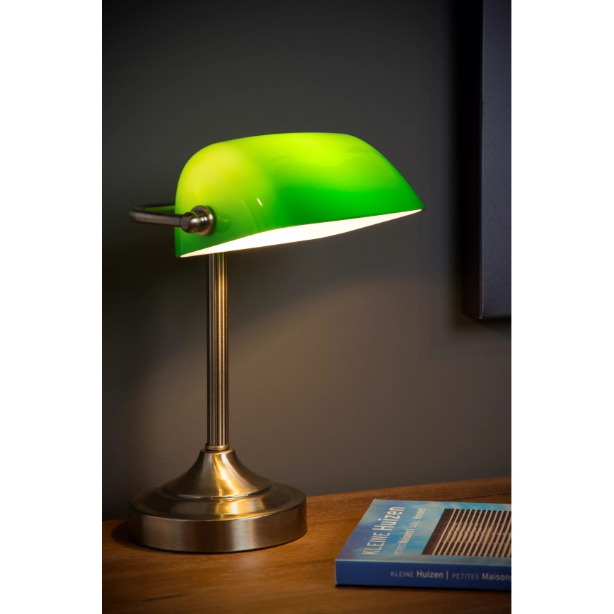 Lucide 17504/01/03 - Lampe de table BANKER 1xE14/40W/230V