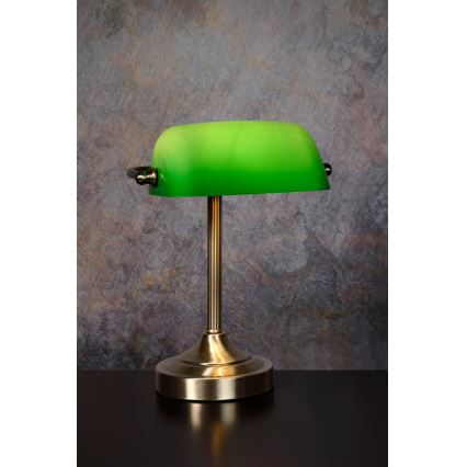 Lucide 17504/01/03 - Lampe de table BANKER 1xE14/40W/230V