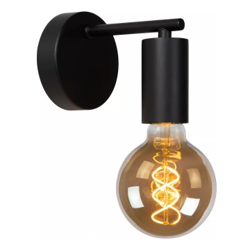 Lucide 21221/01/30 - Wandleuchte LEANNE 1xE27/40W/230V schwarz