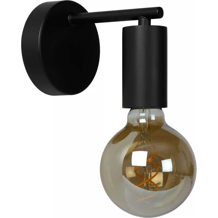 Lucide 21221/01/30 - Wandleuchte LEANNE 1xE27/40W/230V schwarz