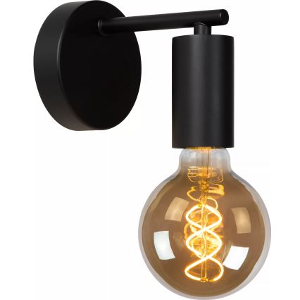 Lucide 21221/01/30 - Wandleuchte LEANNE 1xE27/40W/230V schwarz