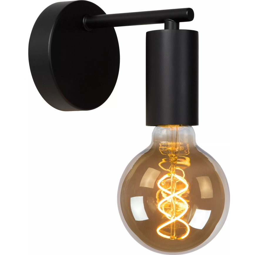 Lucide 21221/01/30 - Wandleuchte LEANNE 1xE27/40W/230V schwarz
